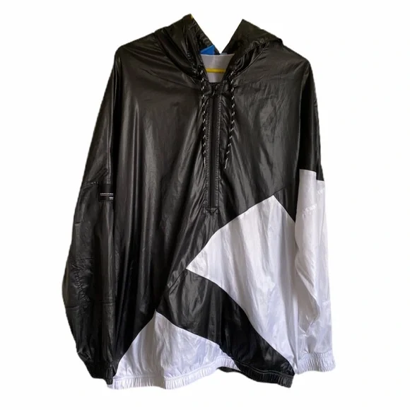 adidas Jackets Coats Adidas Windbreaker Hooded Black And